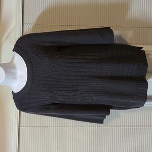 Karen Scott dark gray woman's sweater